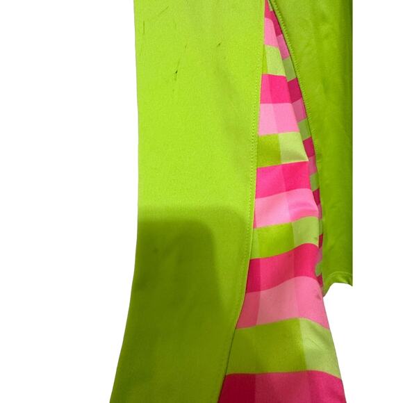 Birdies & bows lime pink sandy square‎ pullover size Large NEW - Picture 7 of 8